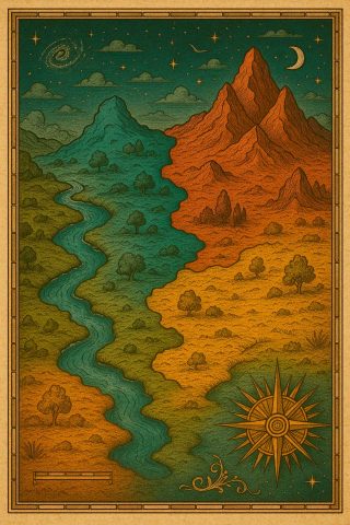 Portada del artículo: Trazando Caminos y Colores: Un Viaje a Través de la Teoría de Grafos.